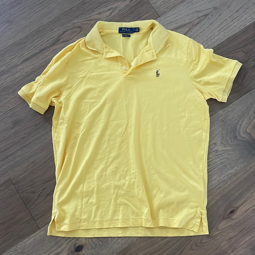 Ralph Lauren Soft Cotton Polo Shirt (Yellow)